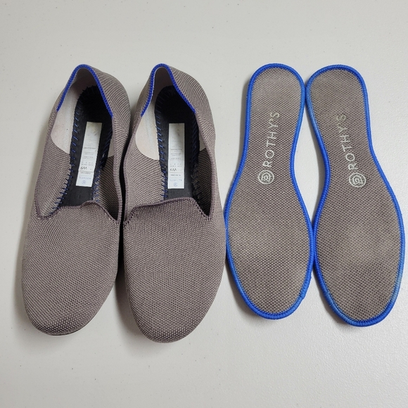 Rothy's The Loafer Mocha Round Toe Slip On Ballet Flat Shoes. - Picture 9 of 12